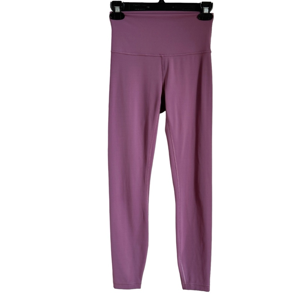 Lululemon Wunder Under High Rise Leggings 25" Vintage Plum Size 4 Women's W5BPAS